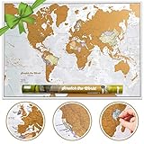 Scratch The World® Travel Map - Scratch Off World Map Poster...