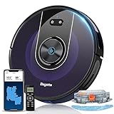 Bagotte Robot Vacuum Cleaner, Wi-Fi Connected, Map, Upgraded...