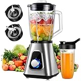 GDOR 1200W Blender Smoothie Maker 2 in 1 Smoothie Blender with...