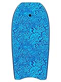 Two Bare Feet 44' Bodyboard with Leash — Adult Boogie Board |...