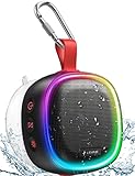 2022 Bluetooth Speaker with RGB Light, LENRUE IPX7 Waterproof...