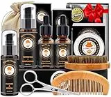 XIKEZAN Beard Grooming Kit for Men Gifts w/Beard Conditioner, 2...