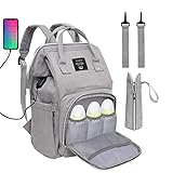Baby Diaper Bag Backpack, Multi-Function Waterproof Maternity...