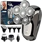 AidallsWellup Men’s 5-in-1 Electric Head Shaver for Bald Men -...