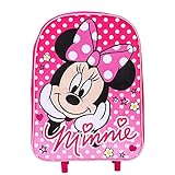 TDL Girls Kids Minnie Standard Folding Trolley Hand Luggage Bag...