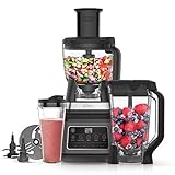 Ninja 3-in-1 Food Processor & Blender with 5 Automatic Programs:...