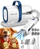 oneisall Dog Grooming Vacuum Kit,Dog Clippers, Suction 99% Pet...