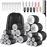 Hair Rollers Set-50PCS,Velcro Rollers for hair - eco-friendly...