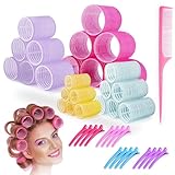 Westalio 41pCS Hair Rollers With Clips-4 Sizes 24 Velcro Rollers...