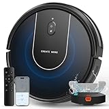 Robot Vacuum Cleaner with Mop, 4-in-1 Robotic Vacuums, 5000Pa...