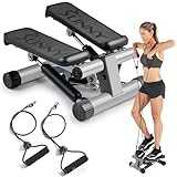 Sunny Health & Fitness Mini Stepper Machine, Stair Stepper...