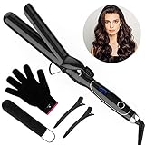 Hair Curling Iron, 32mm Hair Curler with Ceramic Tourmaline...