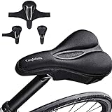 Bike Seat Cover padded, Extra Soft Comfort Bike Saddle Cover...
