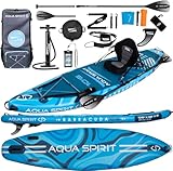 Aqua Spirit Barracuda ISUP/Kayak Inflatable Stand Up Paddle Board...