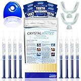 Teeth Whitening Kit + Blue Whitening Light | X8 Gels & 5 Pro...