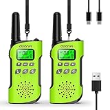 AWANFI Walkie Talkies for Kids Rechargeable, Long Range...