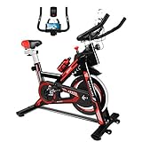 Naspaluro Exercise Bikes, Stationary Infinite Resistance Workout...