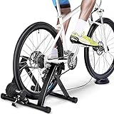 Yaheetech Magnetic Turbo Trainer Bike Trainer Foldable Bicycle...