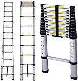 Nassboards,Telescoping Ladder - Lightweight Aluminium Metal -...