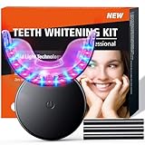 Postuvix LED Teeth Whitening Kit with Dual Red Blue Light Tray &...