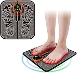EMS Foot Massager,Electronic Muscle Stimulatior Massage Mat,8...