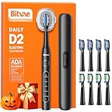 Bitvae D2 Ultrasonic Electric Toothbrush for Adults and Kids,...