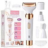 ACWOO Electric Lady Shaver, Cordless 4 in 1 Electric Shaver for...