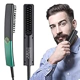 FAPPEN Beard Straightener Comb for Men, Electric Quick Beard...