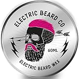 Beard Wax 60ml Moustache Wax - Electric Beard Wax! Super Hold,...