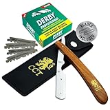 The Cambridge Cutthroat® Cut Throat Razor Kit with Travel Pouch...