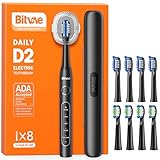 Bitvae D2 Ultrasonic Electric Toothbrush for Adults and Kids,...