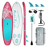 FEATH-R-LITE Inflatable Stand Up Paddle Board Surfboard SUP...