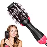 Hair Dryer Brush - CAIFU 4 in 1 Hot Air Brush with Negative Lonic...