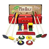 moji workshop Wooden Kids Golf Set - Quality Crazy Golf and Mini...