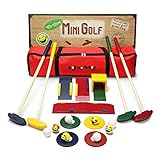 moji workshop Wooden Kids Golf Set - Quality Crazy Golf and Mini...