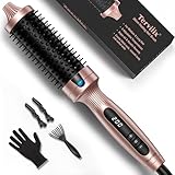 Terviiix Thermal Brush Ceramic Tourmaline Ionic Curling Iron...