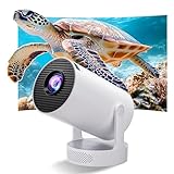 Mimo Style Projector, Portable Mini Projector with 1080P 4K...