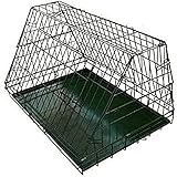 Ellie Bo Sloping Puppy Cage Medium 30 inch Black Folding Dog...