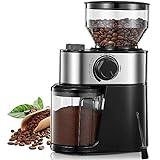 Burr Coffee Grinder Electric, FOHERE Coffee Bean Grinder with 18...