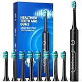 Electric Toothbrushes Adults-8 Brush Heads,Fast Charge 4 Hours...