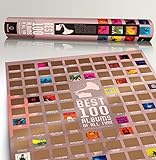 100 Albums Scratch Off Poster by Travel Revealer. Top Albums of...
