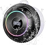 Hupoaf Shower Speaker Bluetooth 5.3, 2025 IP7 Waterproof Speaker,...