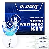 DrDent Premium Teeth Whitening Kit Non-Sensitive | LED Light |...