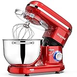 Stand Mixer, Vospeed Food Mixer Dough Blender, 6.2L 1500W...