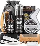 Isner Mile Beard Grooming Kit for Men, Perfect Fathers Gifts for...