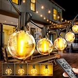 Outdoor String Lights Mains Powered - G40 Garden Festoon Lights...