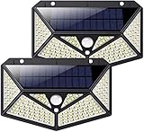 Kilponene Solar Lights Outdoor 150 LED, 【6-Side Illumination...