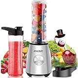 Arcbt Smoothie Maker, 400W Ultra-fast Smoothie Blender with 2 x...