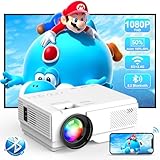 Mini Projector, YOOYAA 15000L 5G WiFi Bluetooth Portable...