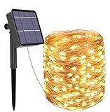 Kolpop Solar Fairy Lights Outdoor, 79ft/24m 240 LED Solar String...